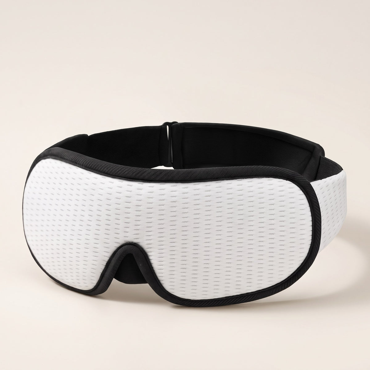 3D blackout sleep mask in white