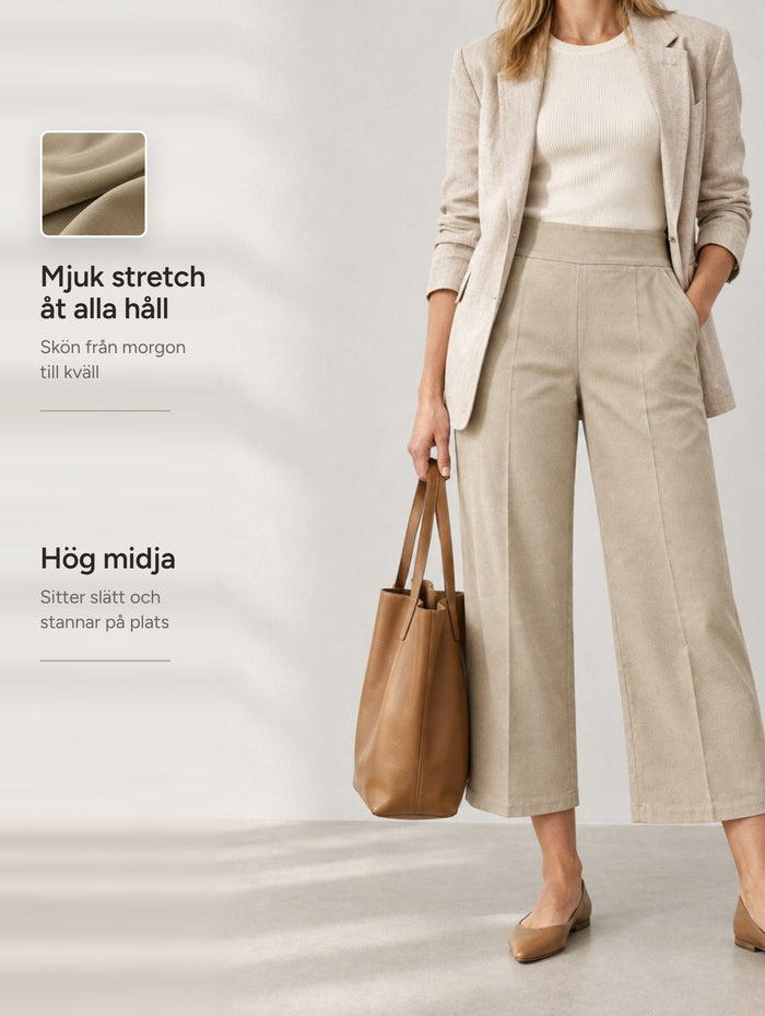 Stretchcapri | Hög midja & skön hela dagen