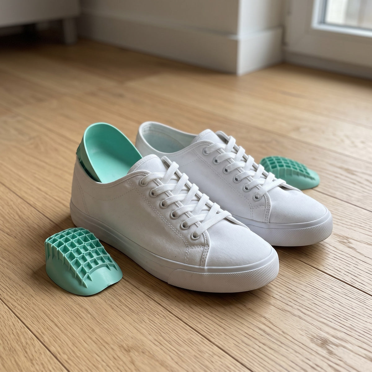 Silicone heel cups in everyday use