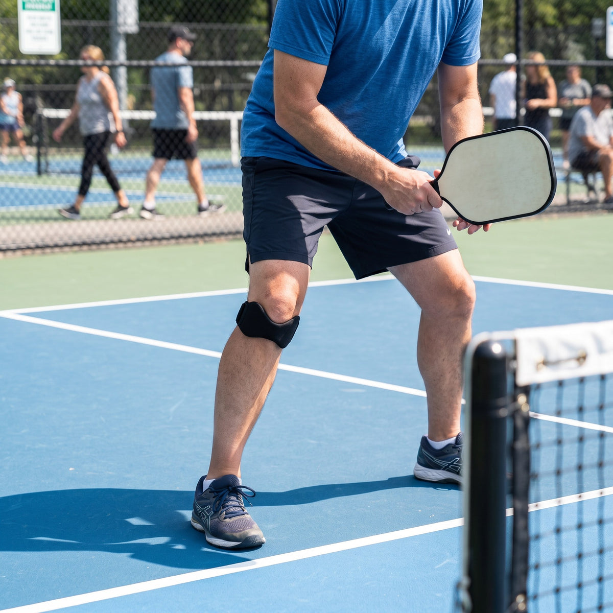 Pickleball player wearing the Strydex Precision Strap