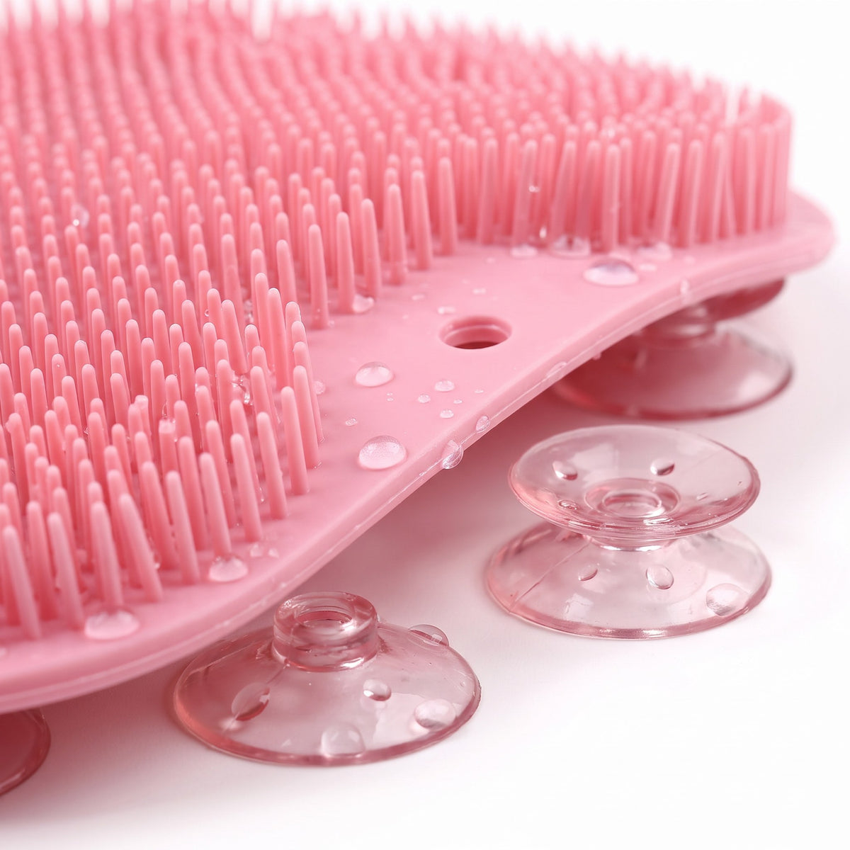 Shower foot scrubber mat close-up detail