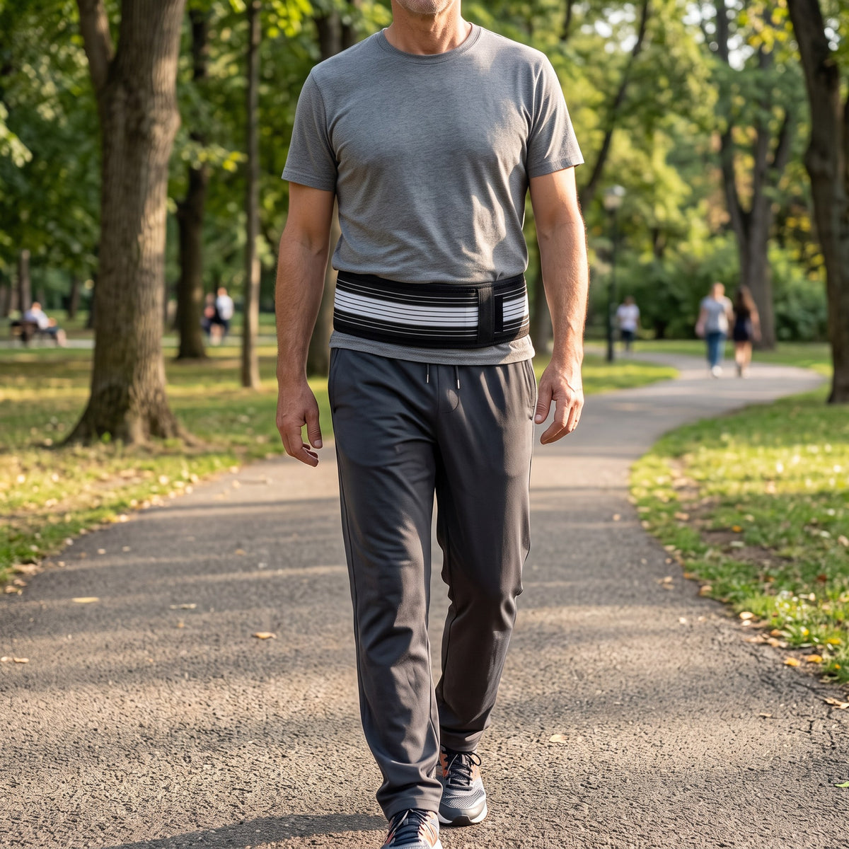 SI joint pelvic belt in everyday use